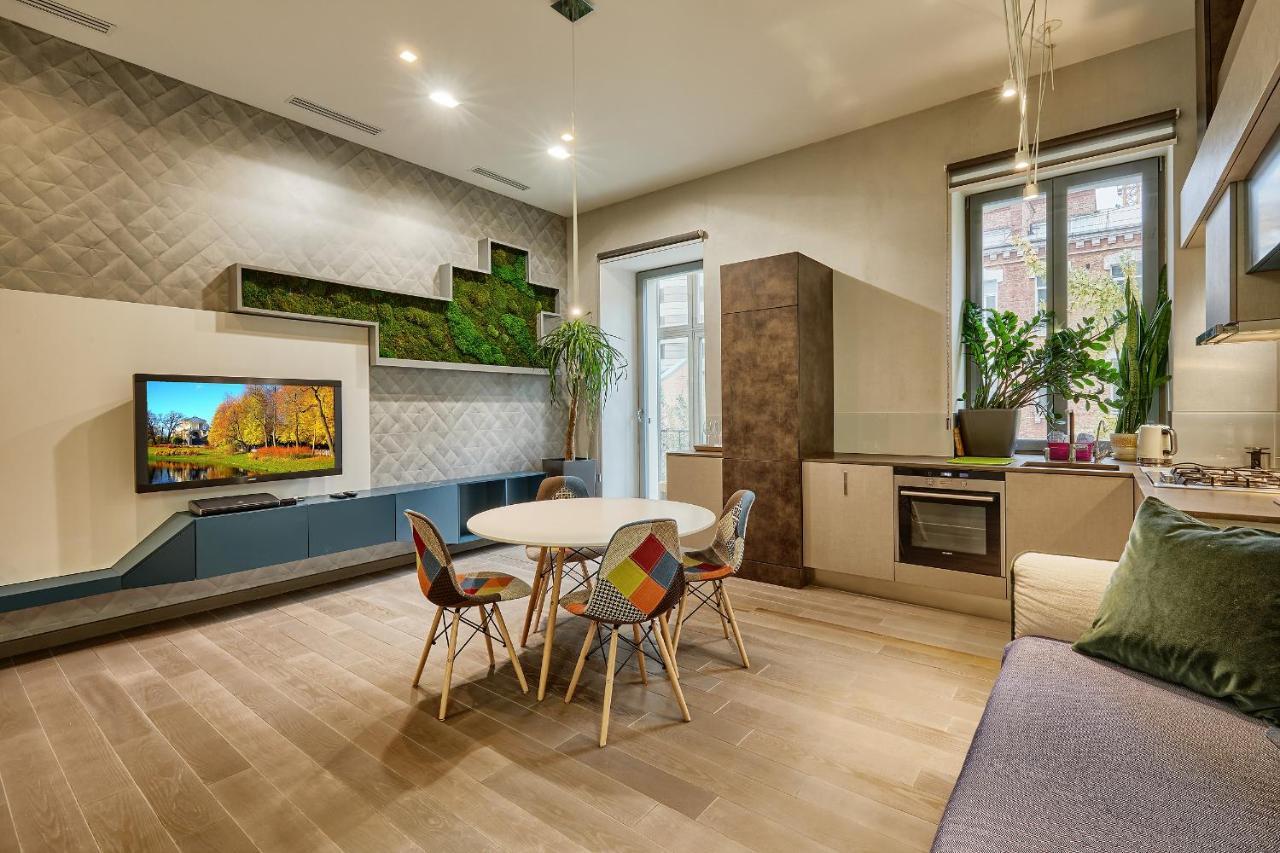 Saksaganskogo Centre Apartment Kiev Ngoại thất bức ảnh
