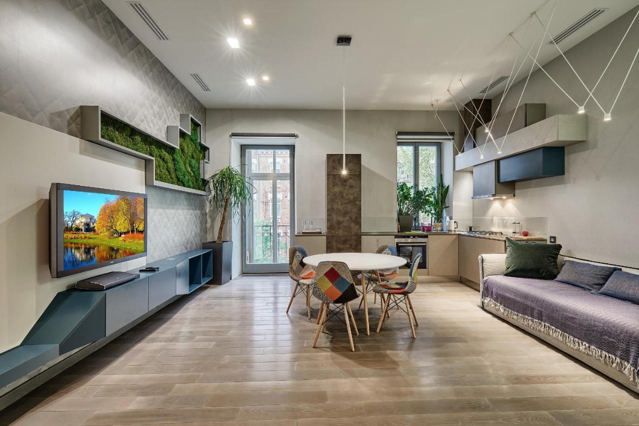 Saksaganskogo Centre Apartment Kiev Ngoại thất bức ảnh